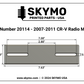 Radio Mount | 2007-2011 Honda CR-V With Flip-Down Console Assembly
