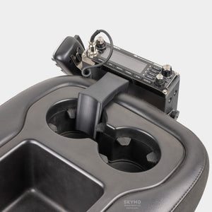 Radio Mount | 2007-2013 Silverado Sierra With Flip-Up Center Seat And 2 Cup Holders
