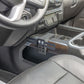 Radio Mount | 2019-2023 Silverado Sierra With Full-Length Center Floor Console (Square Pocket Between Cup Holders)