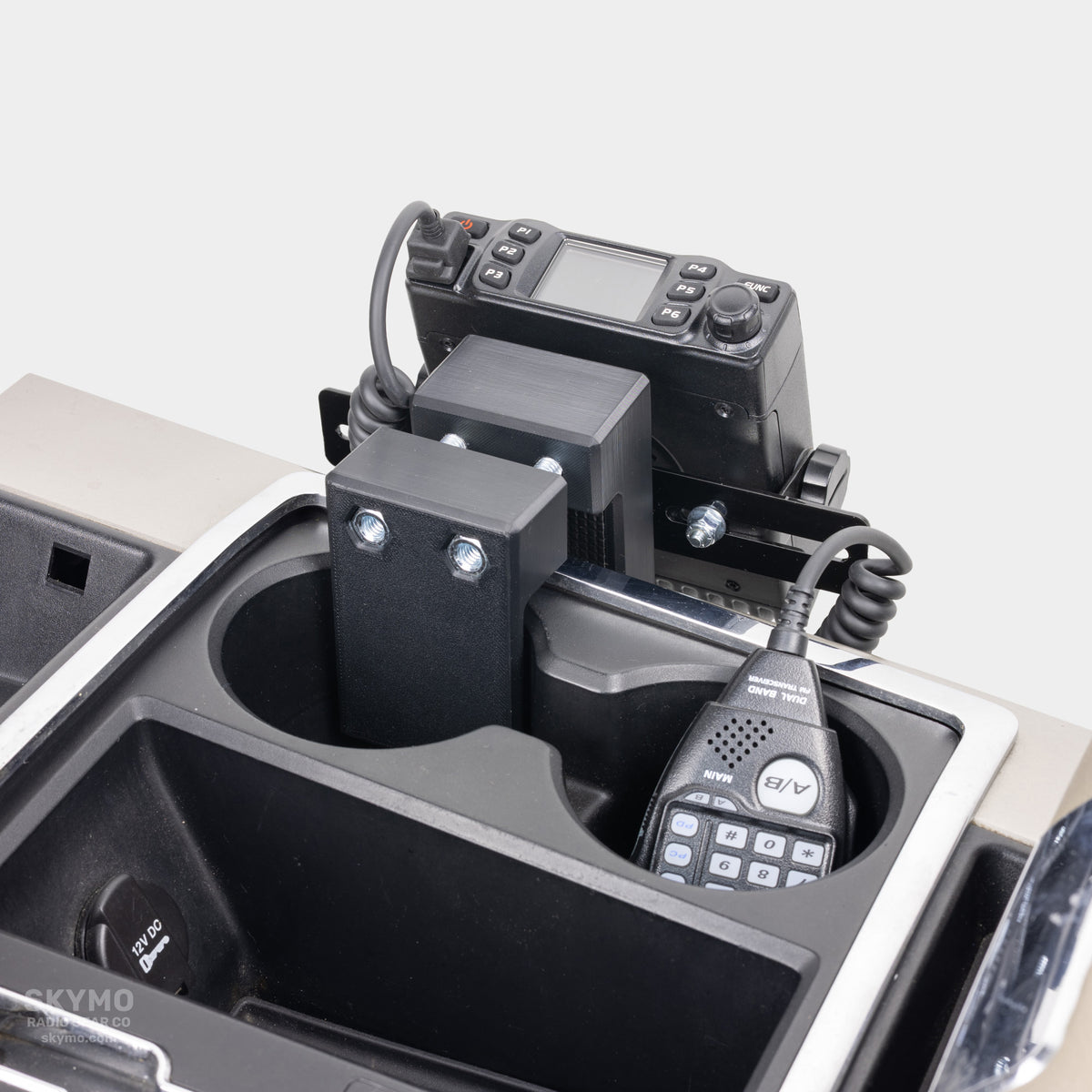 Radio Control Mount Adjustable Console Radio Mount | Clamping Mount Works with CB, Ham ...