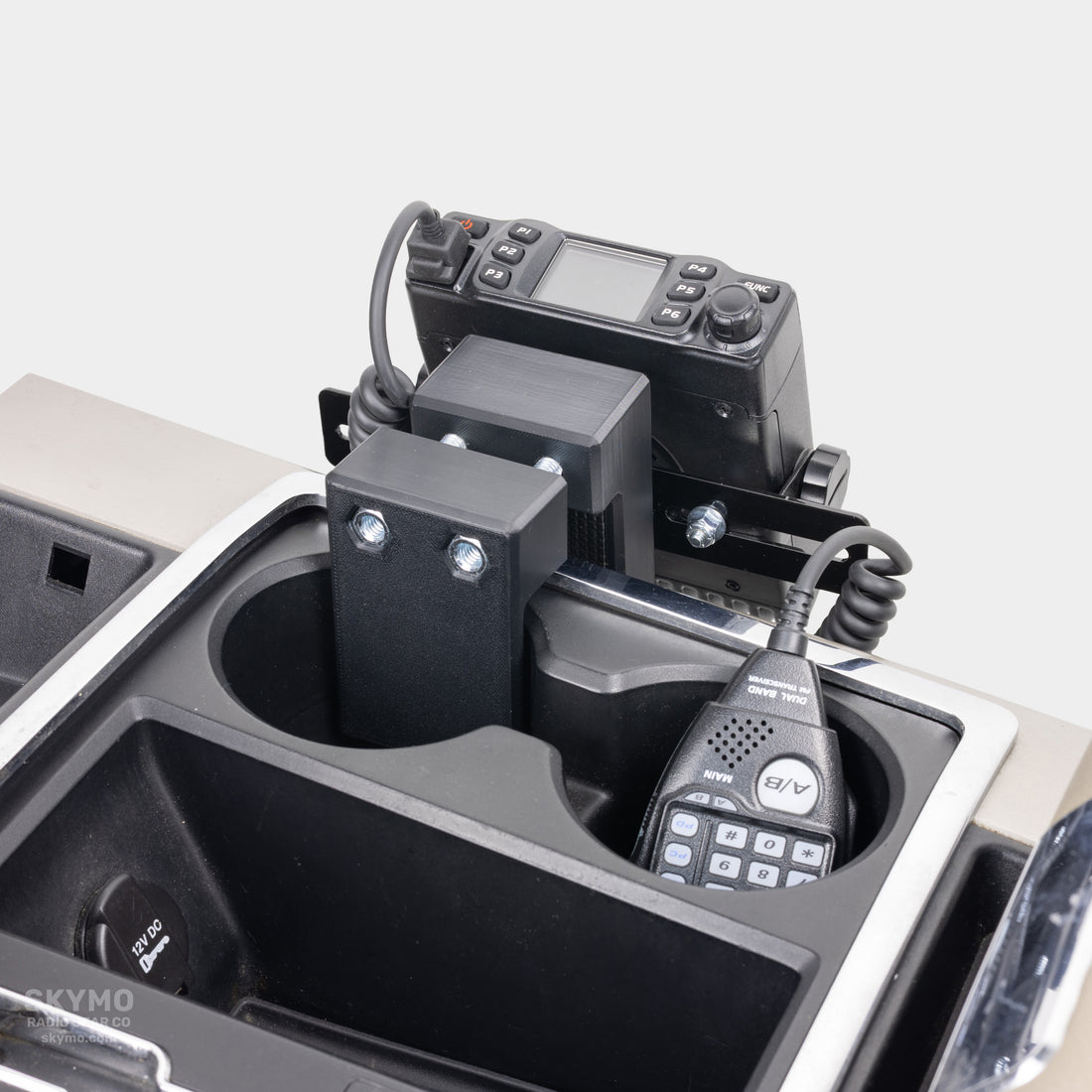 Adjustable Console Radio Mount | Clamping Mount Works with CB, Ham ...