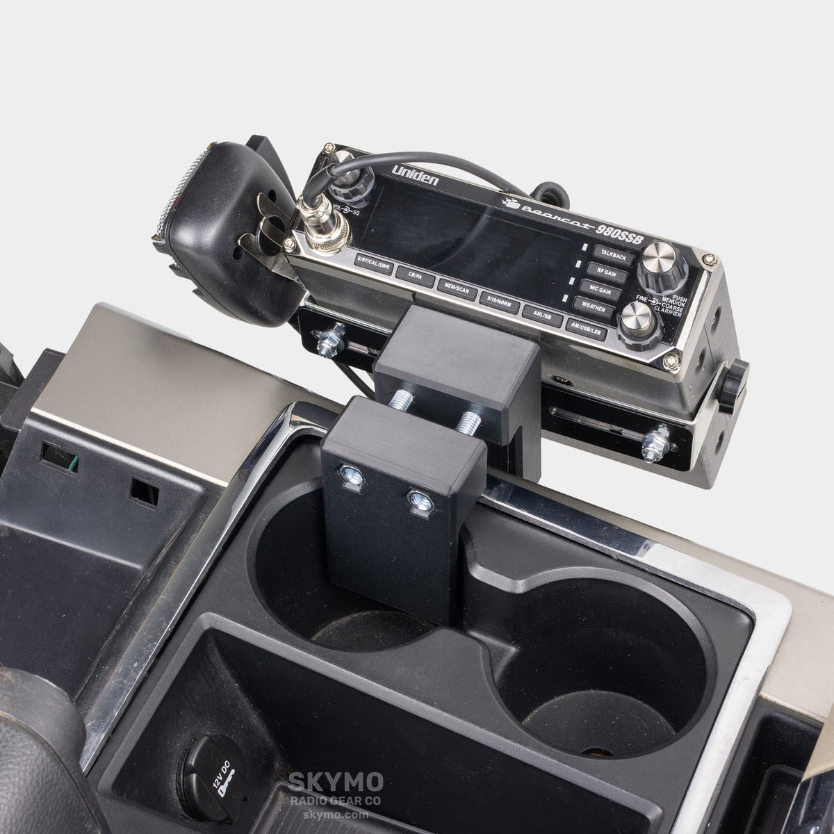 Radio Control Mount Adjustable Console Radio Mount | Clamping Mount Works with CB, Ham ...