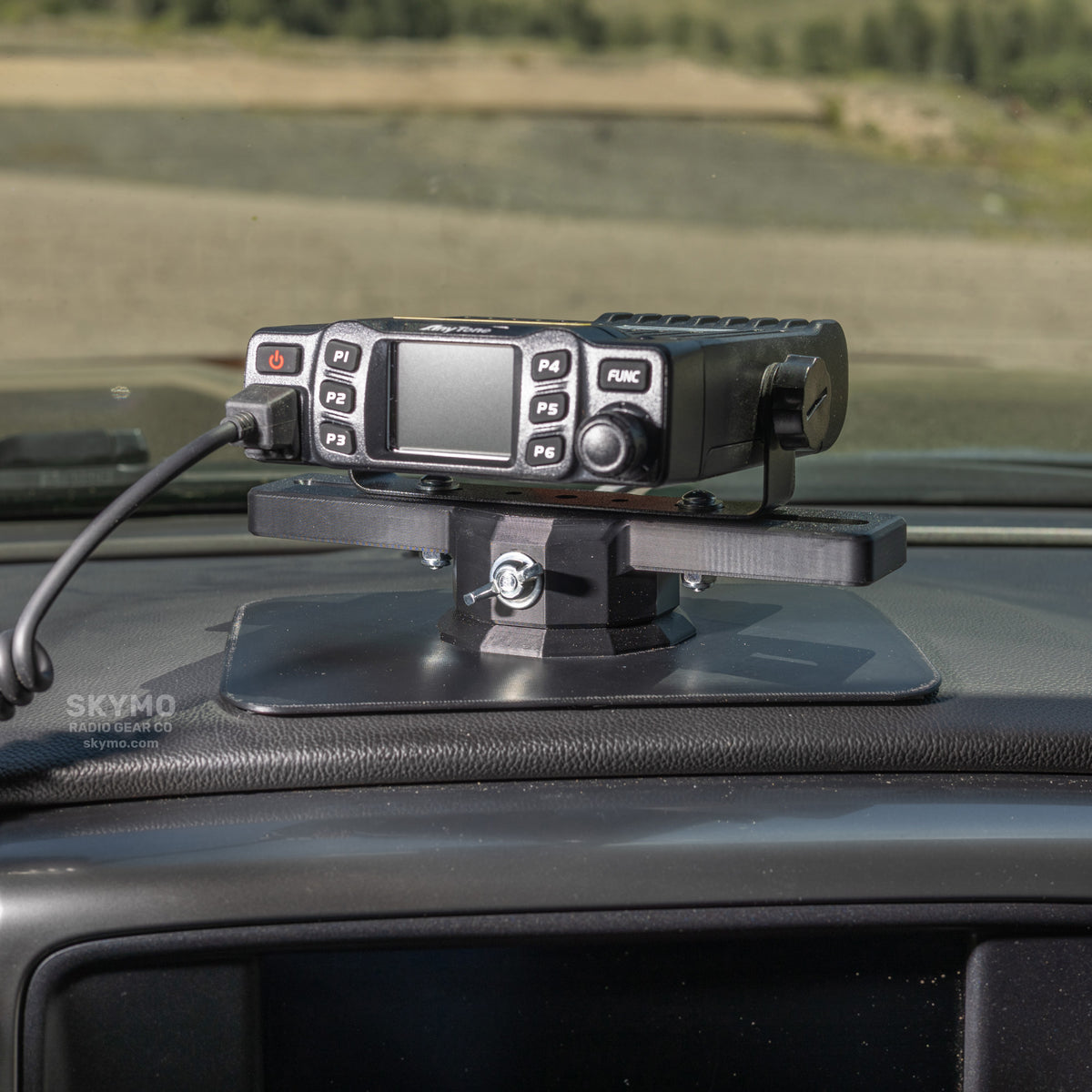 Radio Control Mount Dashboard Radio Mount | For CB, Ham, GMRS Radios, Scanners and More