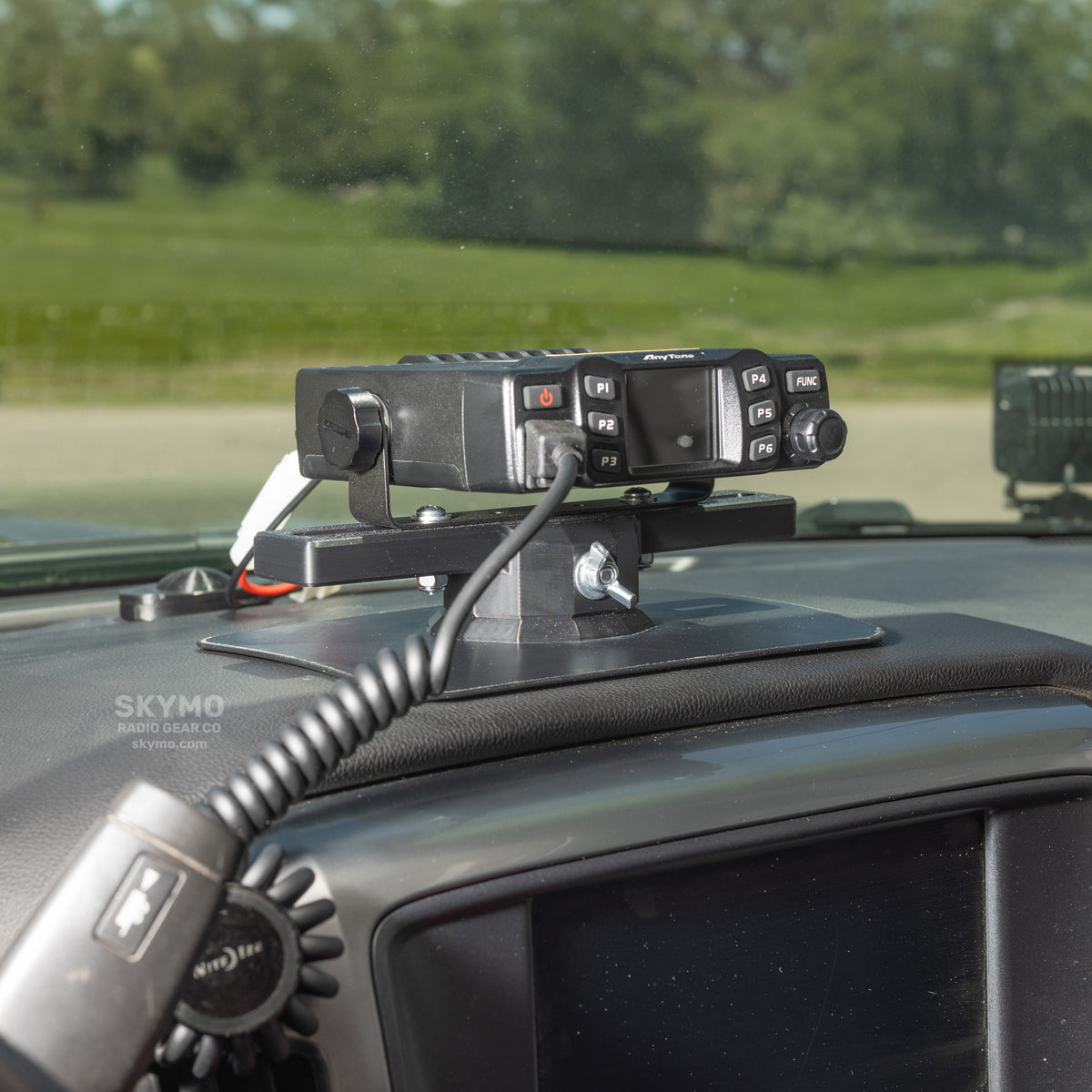 Radio Control Mount Dashboard Radio Mount | For CB, Ham, GMRS Radios, Scanners and More