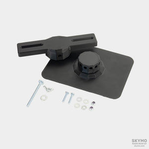 Dashboard Radio Mount - Works With CB, Ham, GMRS Radios, Scanners and More